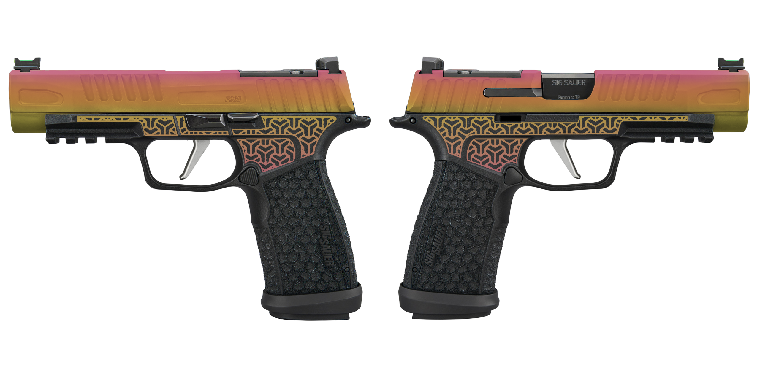 Sig Sauer P365 Fuse Tequila Lite 9mm with 4.3-inch Barrel and Extended Magazines