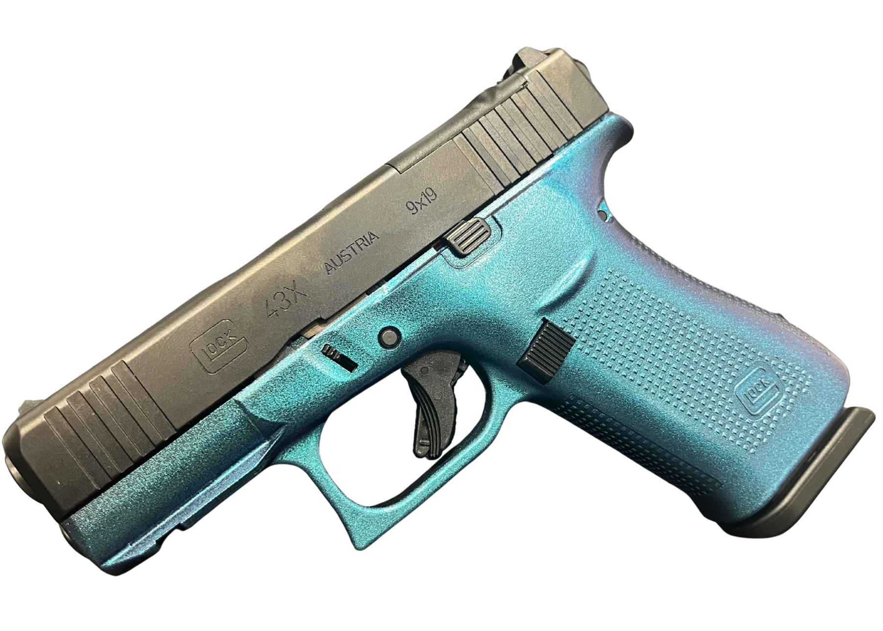 Glock GLOCK 43X MOS TYPHOON FS 9mm Pistol with 3.39-Inch Fixed Barrel and 2 Magazines