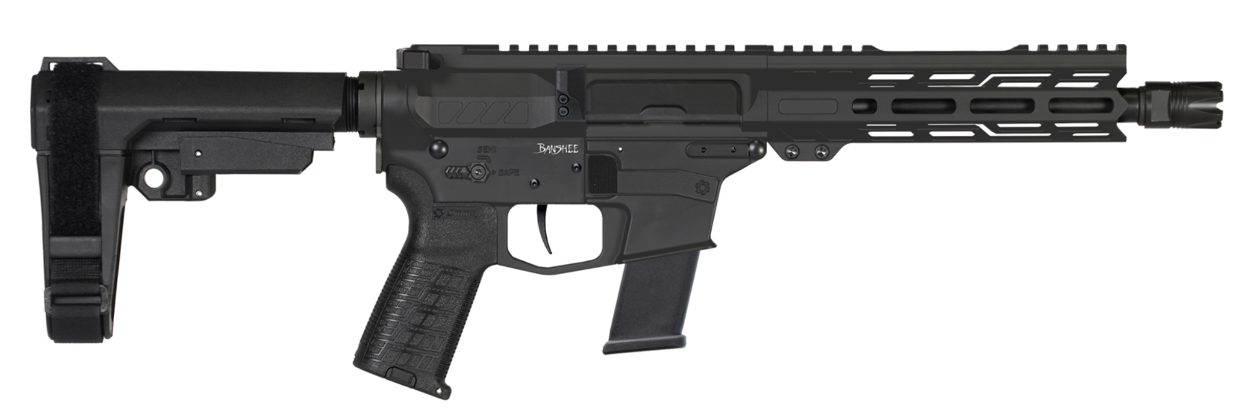 CMMG Banshee MK10 10mm Semi-Auto Pistol with 8-Inch Barrel and Adjustable Rip Stock