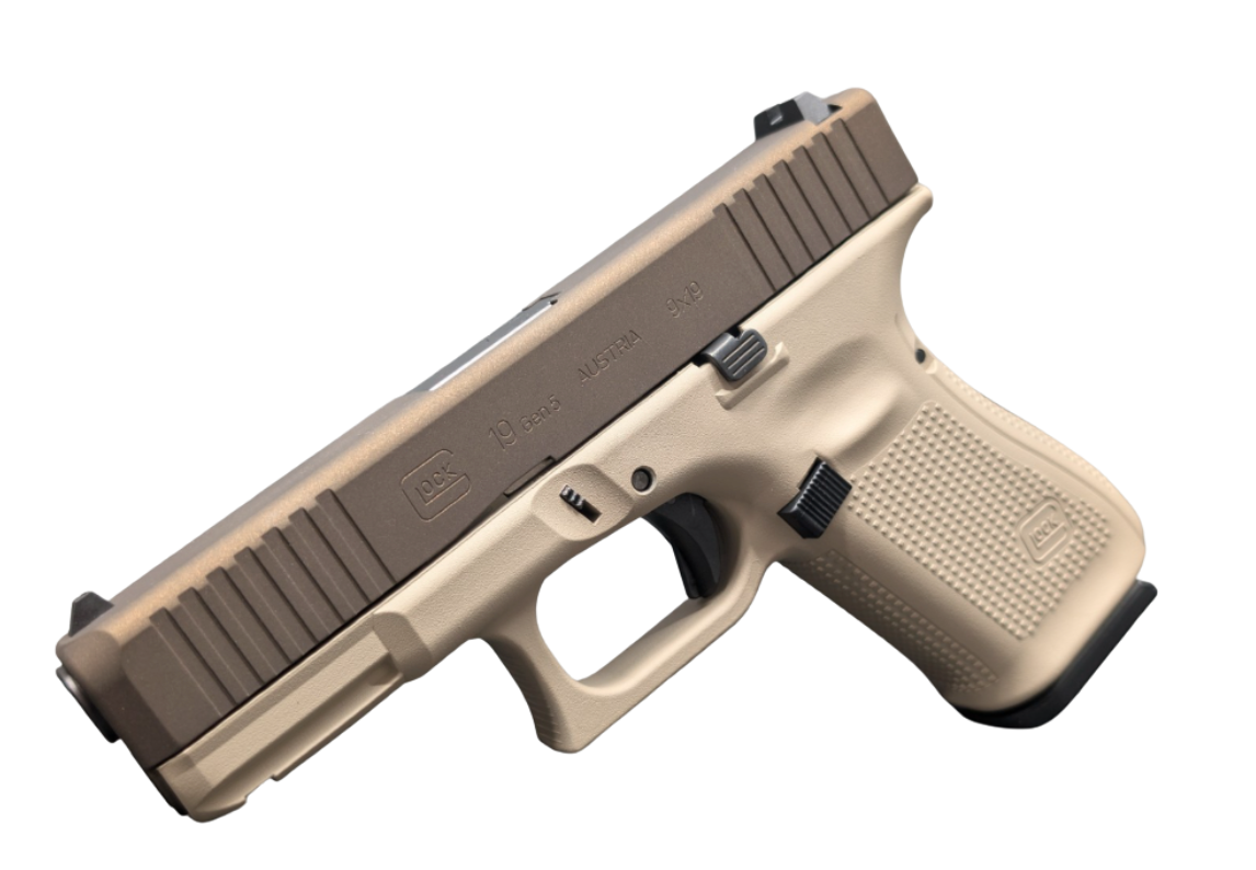 Glock G19 Gen 5 FS Two Tone 9mm Pistol with 3 Magazines