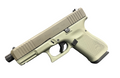 Glock G19 Gen 5 9mm Two-Tone OD Green Pistol with Threaded Barrel and Magazines