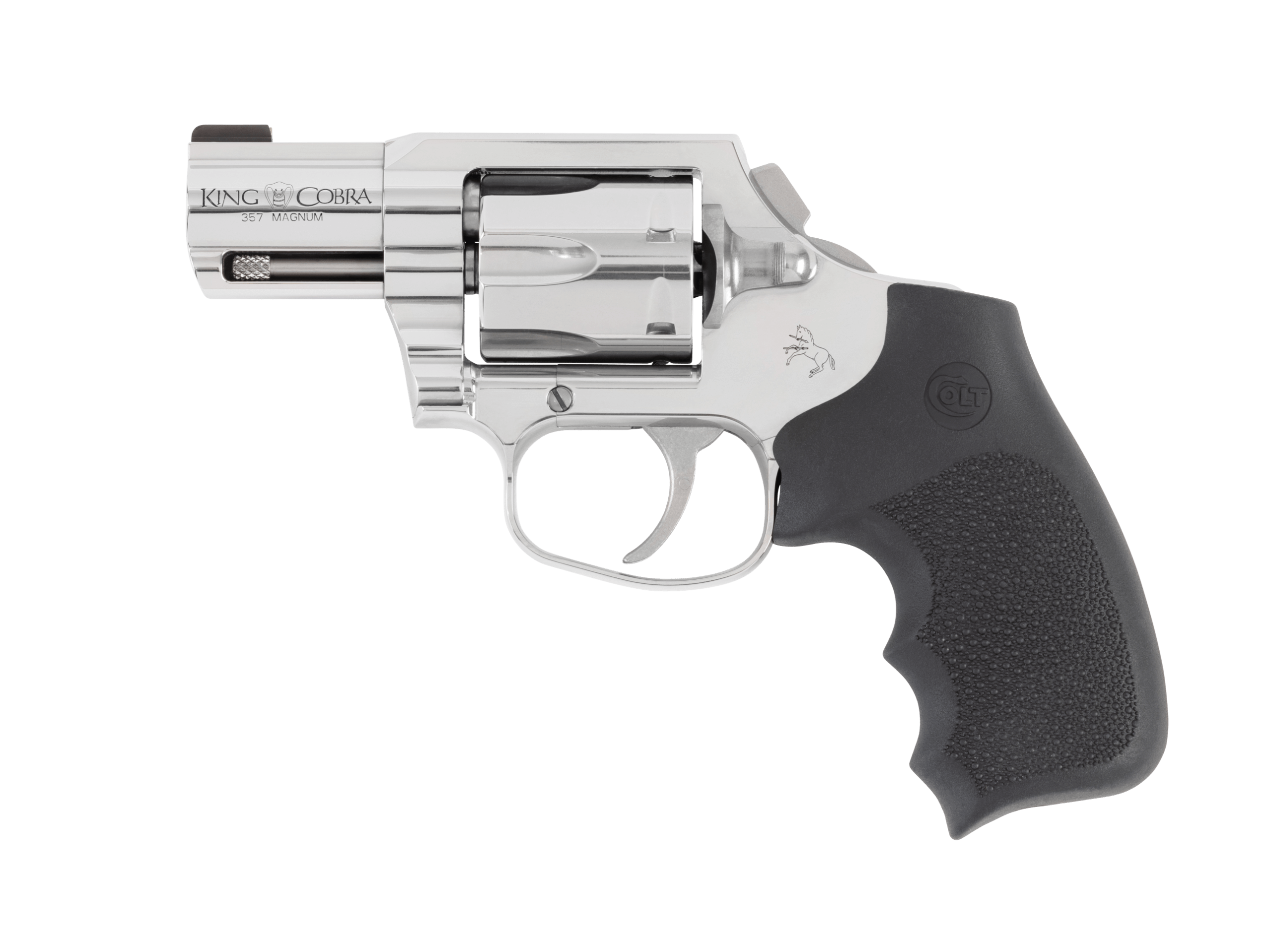 Colt Mfg King Cobra Carry .357 Magnum / .38 Special Revolver, 2-Inch Barrel, 6-Round Capacity, Double Action Only, Brushed Stainless Steel Finish