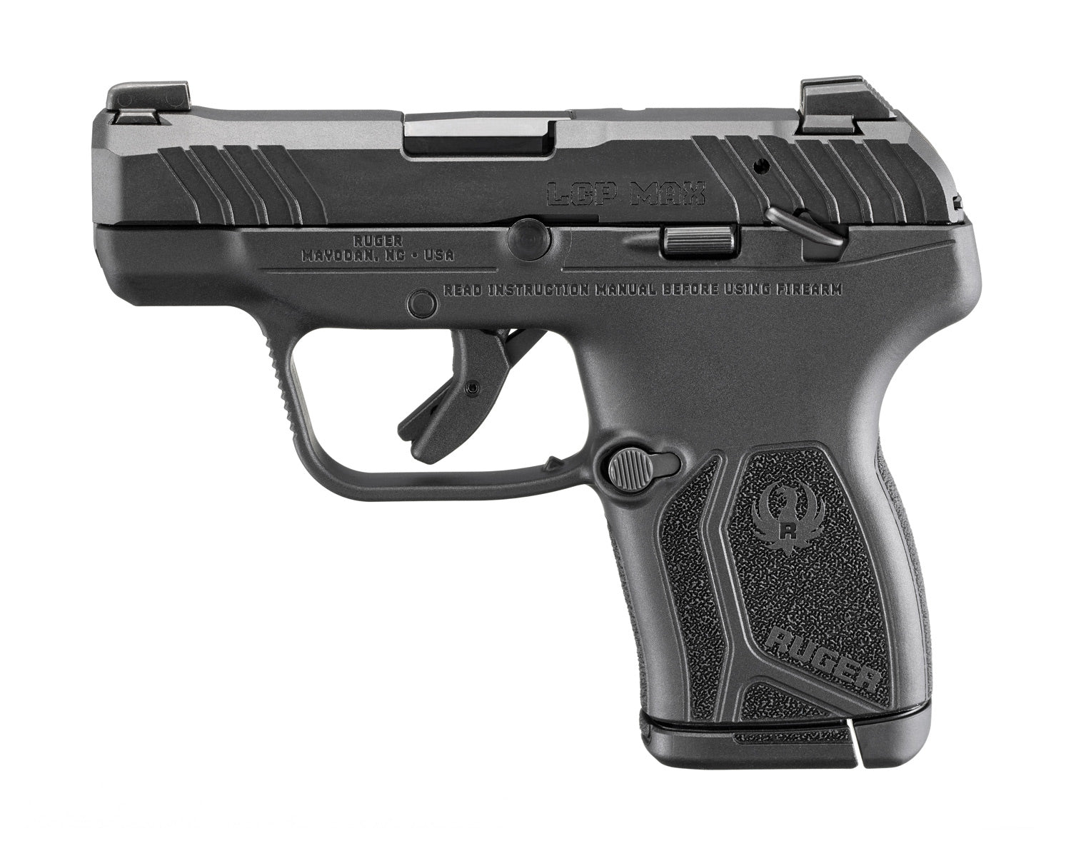 Ruger LCP Max .380 ACP 2.8-Inch Semi-Auto Pistol with Night Sights and Black Nitride Finish