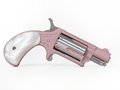 North American Arms NAA-22MS-Rose .22 Magnum Pearlite Grips with Rose Gold Cylinder