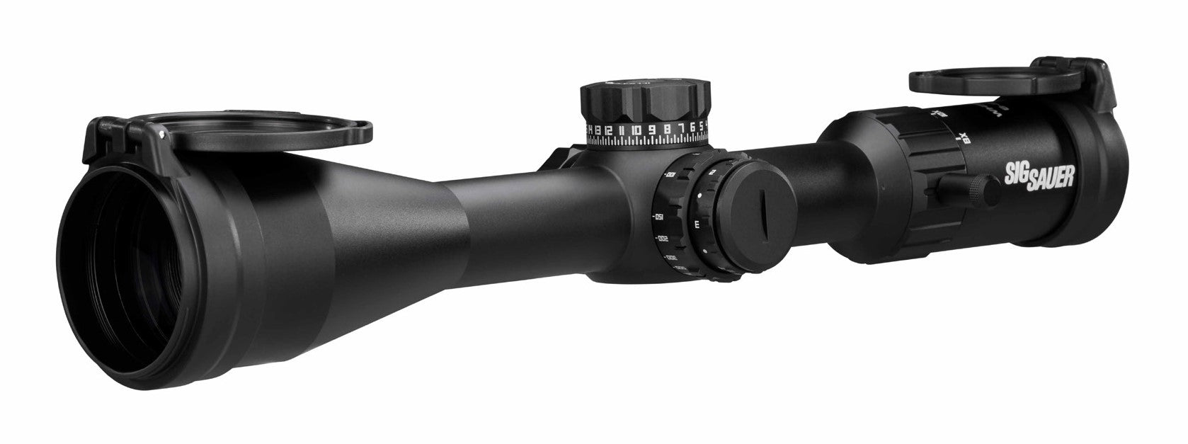 Sig Sauer Whiskey 4 6-24x50 Rifle Scope with Illuminated MOA Milling Hunter Reticle