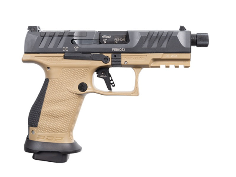 Walther PDP Pro SD Compact 9mm with 4.6-inch Threaded Barrel and Optics Ready Slide