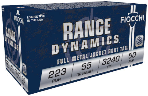 Fiocchi .223 Remington 55 Grain FMJBT Rifle Ammunition – 50 Rounds Per Box