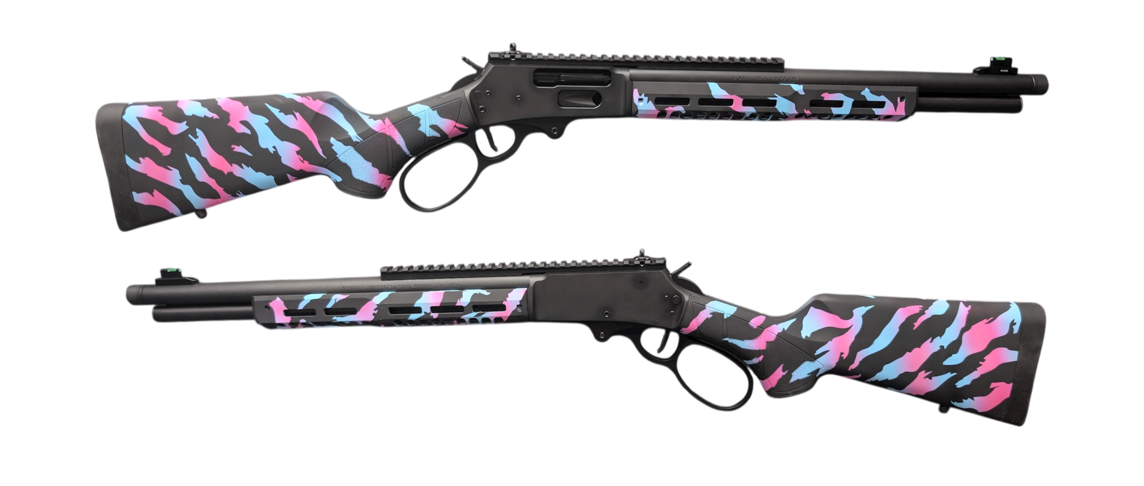 Smith & Wesson 1854 Stealth Hunter Miami Tiger Stripe Rifle 30/30 Win, 16.5" Barrel, 5+1 Rounds