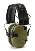 Walkers Game Ear Razor Patriot Series Electronic Ear Muffs – OD Green/Black, Over-the-Head Fit