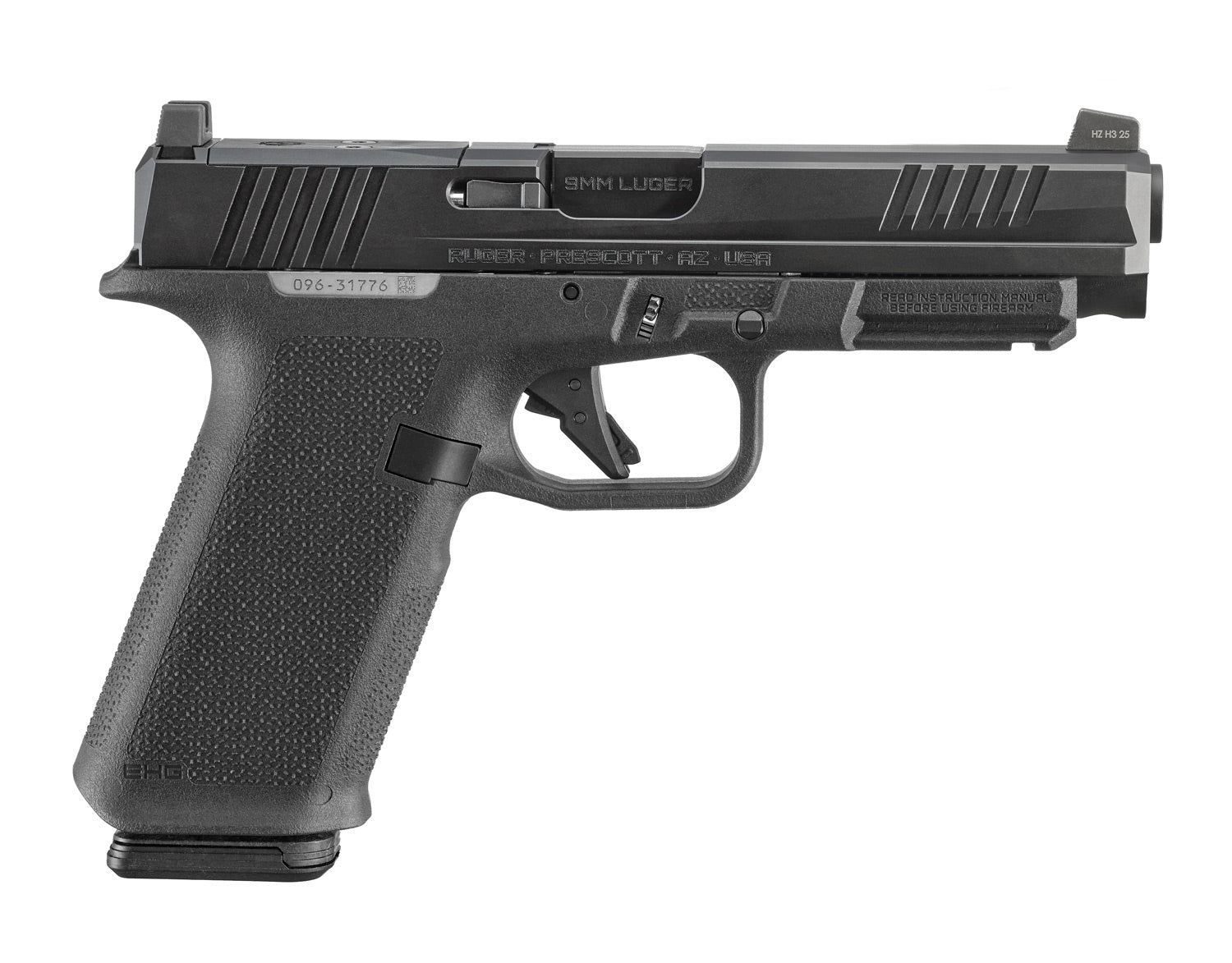 Ruger RXM 9mm Pistol with 4.5-Inch Barrel and Magpul EHG Grip