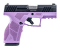 Taurus GX2 9mm Compact Pistol with 3.38-Inch Matte Stainless Steel Barrel and Light Purple Polymer Frame - Includes Two 13-Round Magazines
