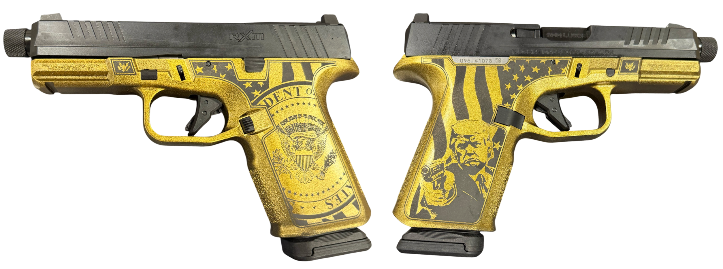 Ruger RXM Tactical Don Wick 9mm Pistol with 4.5-inch Barrel and Magpul EHG Grip