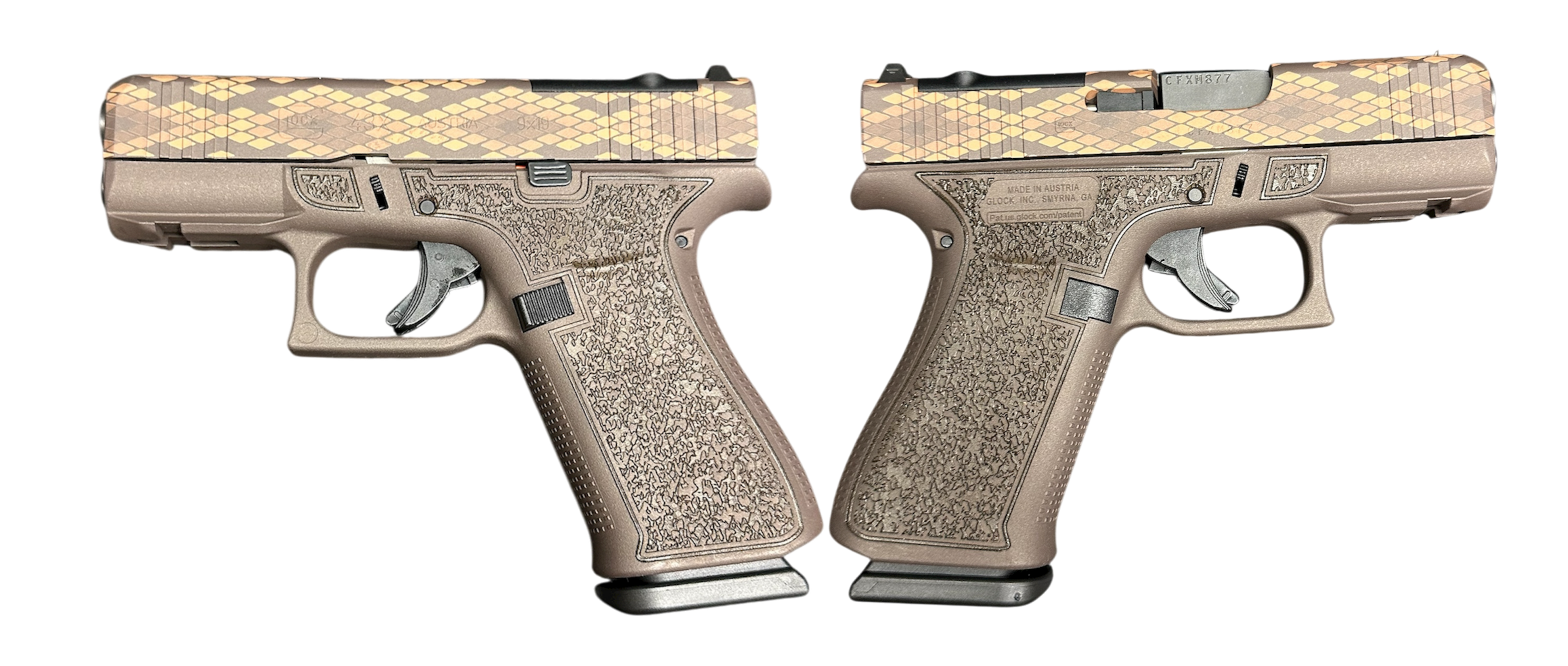 Glock G43X MOS Copperhead Slide for 9mm Pistol - Precision Fit and Finish