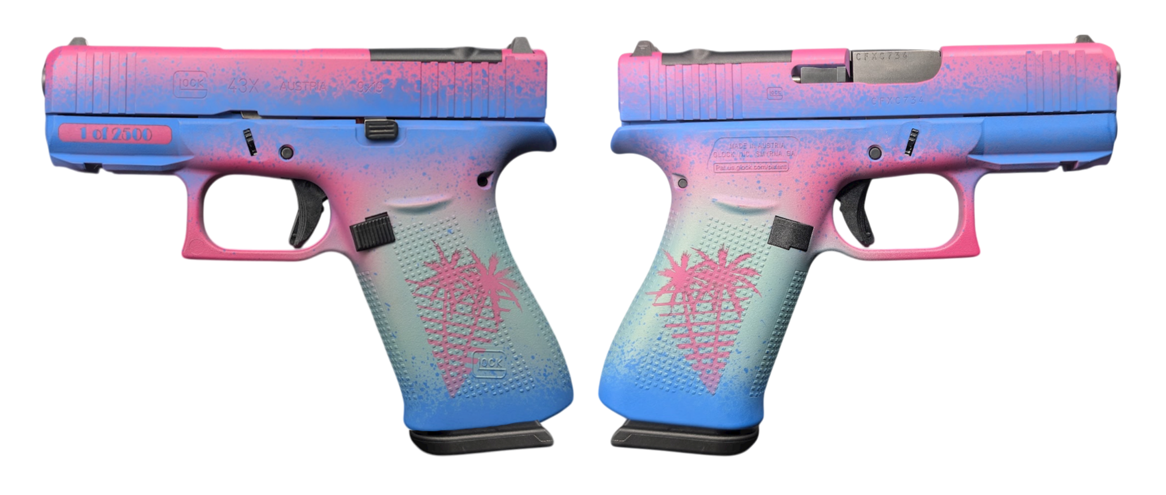 GLOCK 43X MOS Miami 9mm Pistol - Compact and Reliable