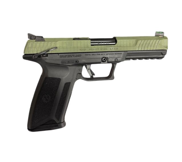Ruger 16401-DNC 5.7x28mm Pistol with Black and Desert Night Camo Slide, 20+1 Rounds