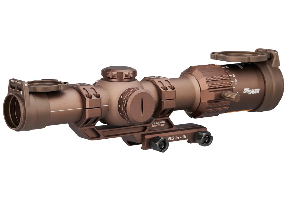 Sig Sauer Tango MSR 1-8x24 Rifle Scope with Coyote Finish and MSR-BDC8 Illuminated Reticle