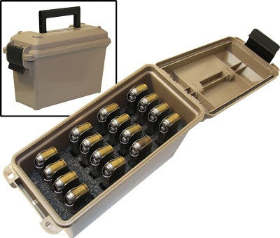 MTM TMC1911 Tactical Magazine Can in Dark Earth - Holds 16 1911 .45 ACP Magazines
